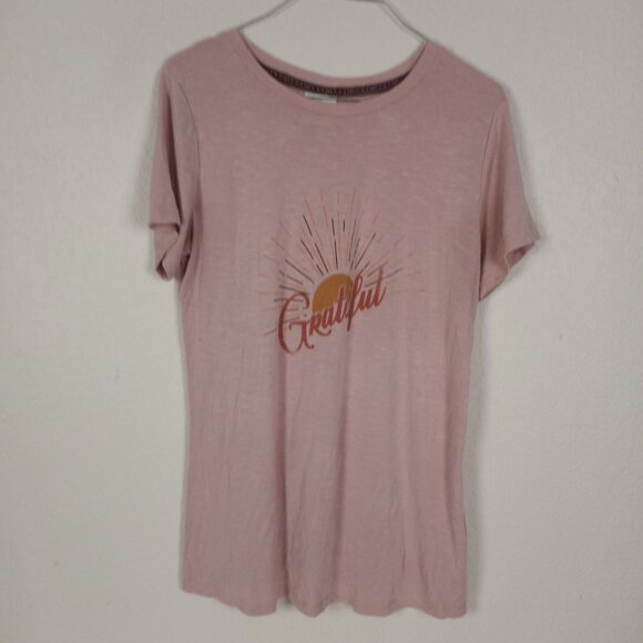 Knox Rose Grateful T-Shirt Womens Size M Rayon Graphic - Picture 6 of 6